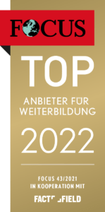 Auszeichnung Top-Anbieter für Weiterbildung 2022